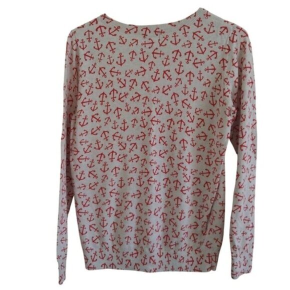 Old Navy Sweater Bundle Size Medium Excellent Condition Anchor Print Cotton Top - Picture 8 of 12